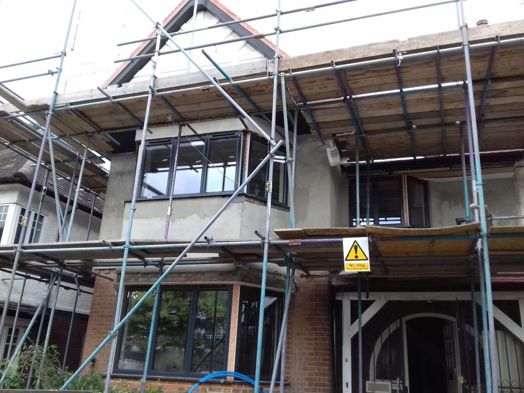 construction company in london building a house